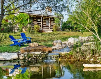 Hill Country Log Cabins In Fredericksburg Texas